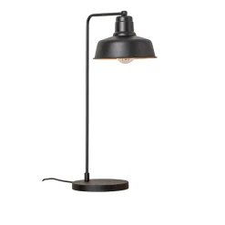 Pöytävalaisin Berceste 181BLACK-ML, musta metalli, korkeus 55 cm