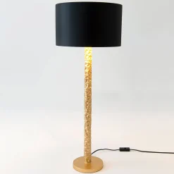 Pöytävalaisin Cancelliere Rotonda musta/kulta 79 cm