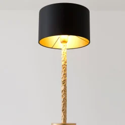 Pöytävalaisin Cancelliere Rotonda musta/kulta 57 cm