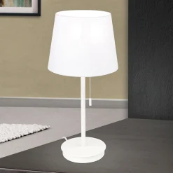 Pöytävalaisin Ludwig, USB-liitäntä, valkoinen