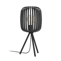 Pöytävalaisin Romazzina, musta, korkeus 44 cm, metalli, E27