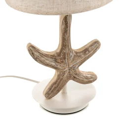 Pöytävalaisin Stellina, kangasvarjostin, meritähtikuvio