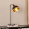 Pöytävalaisin Yildo, musta/kupari, metalli, korkeus 52 cm