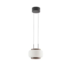 Quitani LED-riippuvalaisin Shiro, 1-lamppuinen, korkeussäädettävä, lasi