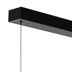 Quitani Lysia LED-riippuvalaisin, hapetettu/musta, 148 cm