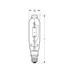 RADIUM monimetallilamppu E40 1950W HRI-T N kirkas
