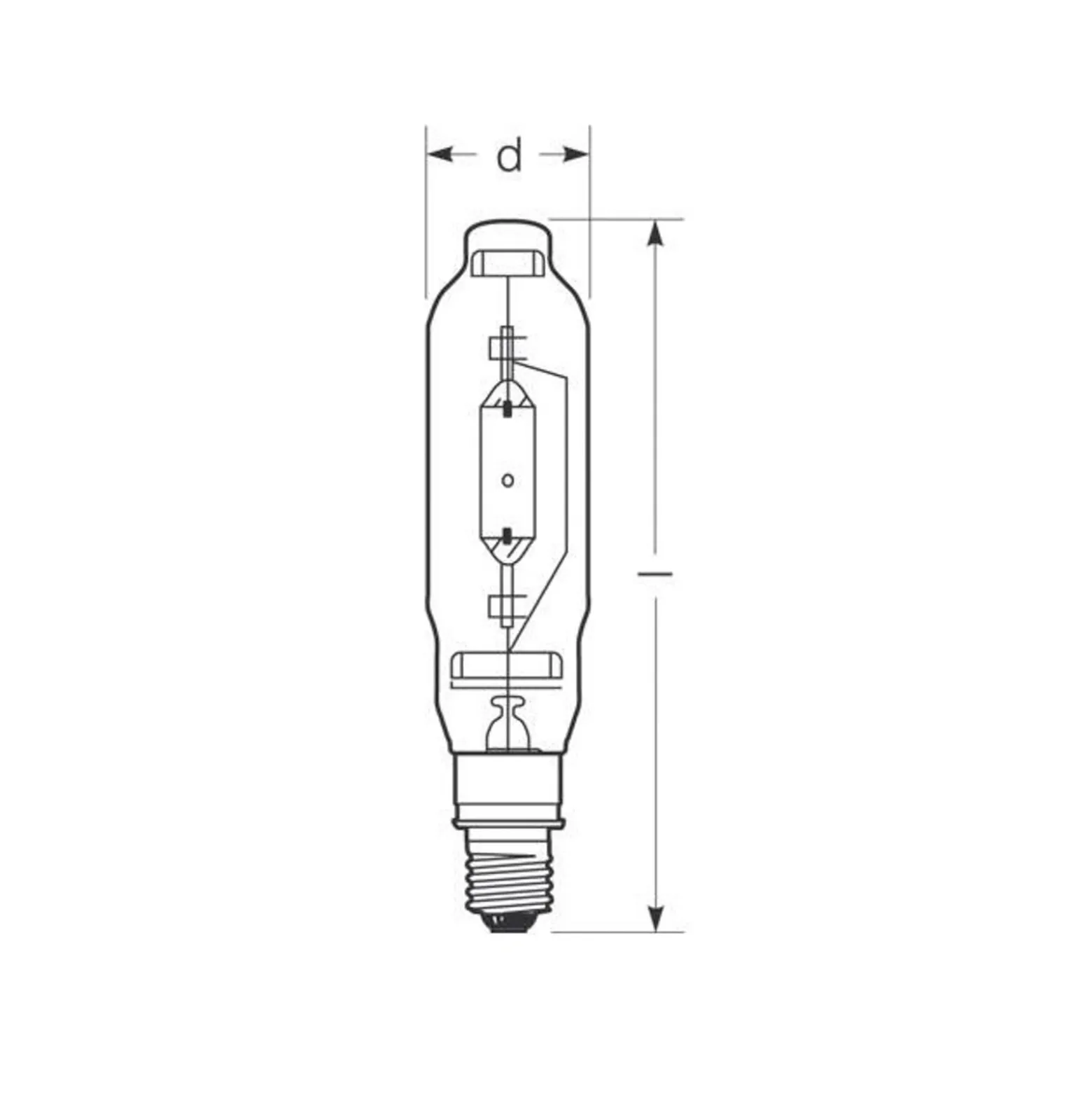 RADIUM monimetallilamppu E40 1950W HRI-T N kirkas