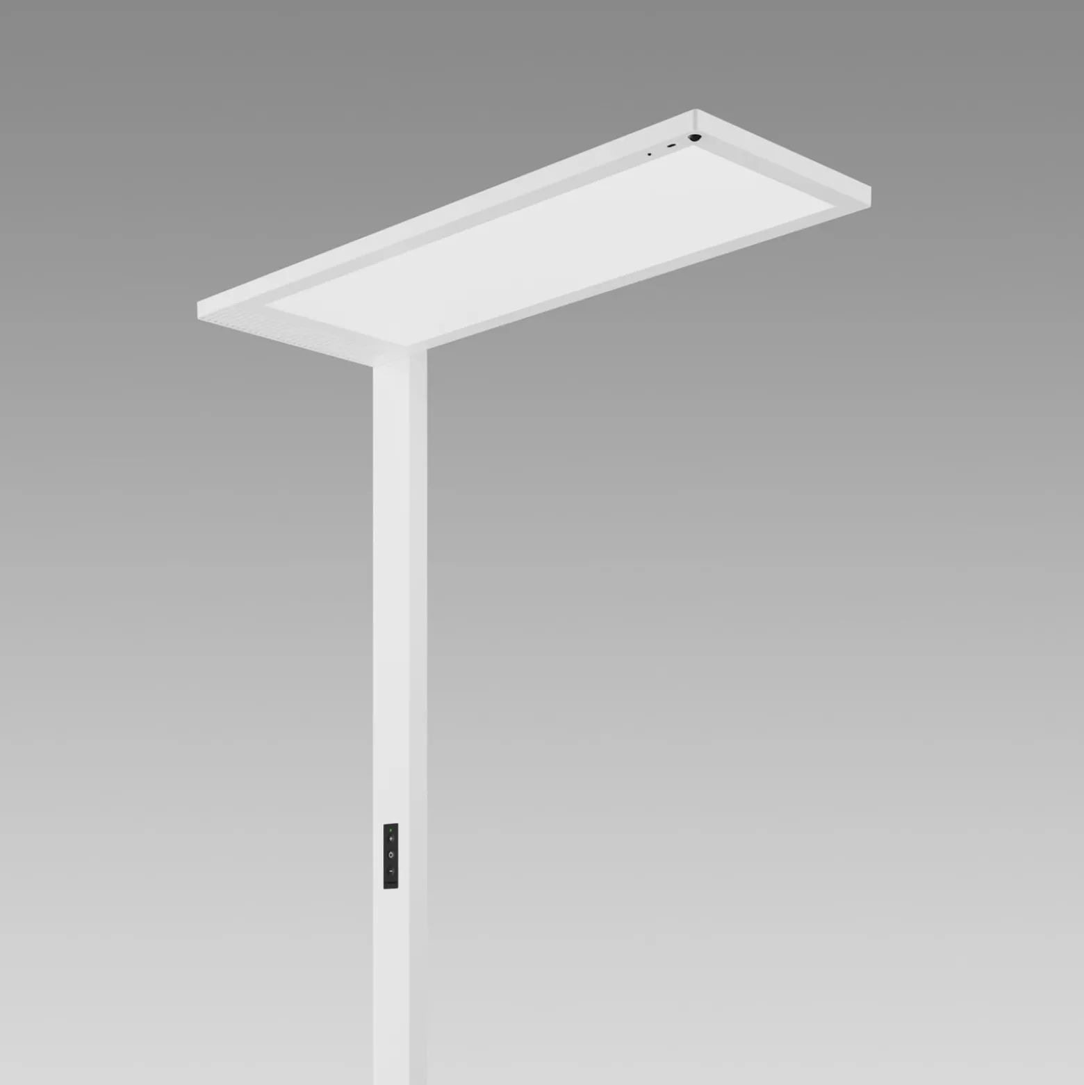 Regent Lighting Valopala, anturi 1fl vasen valkoinen