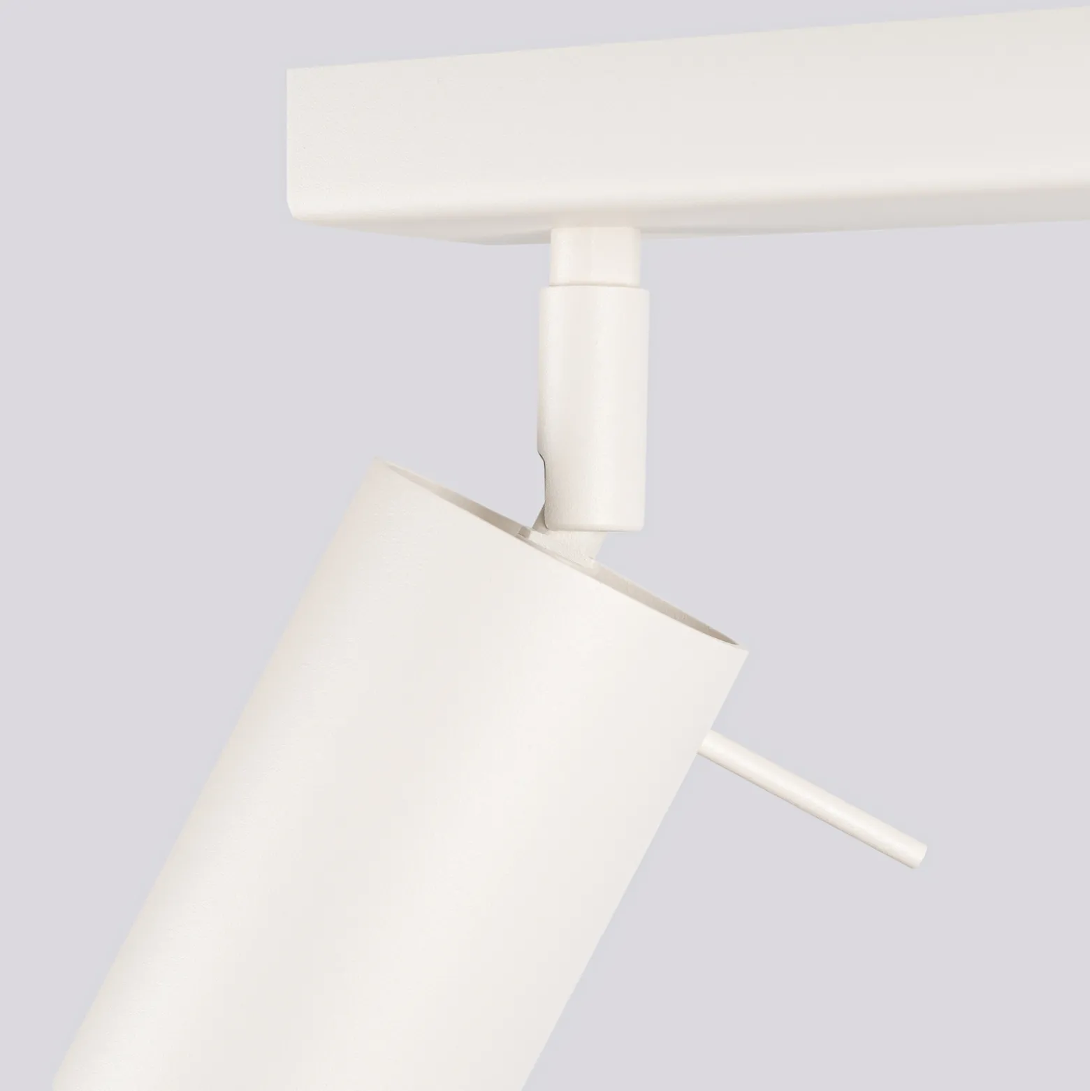 Rengaskattovalaisin, beige, pituus 117 cm, teräs, 6 valoa.
