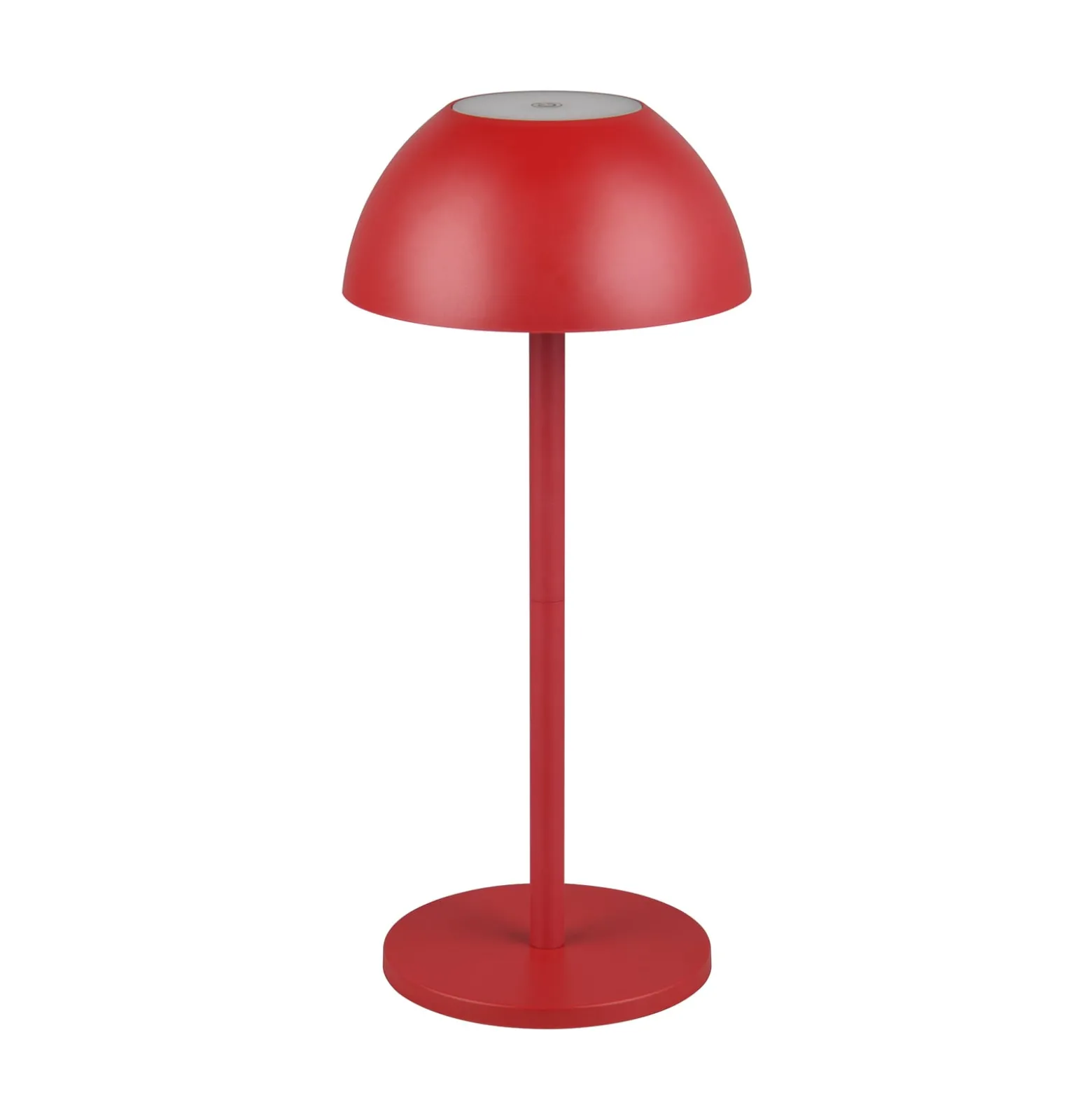 Ricardo ladattava LED-pöytävalaisin, punainen, korkeus 30 cm, muovia