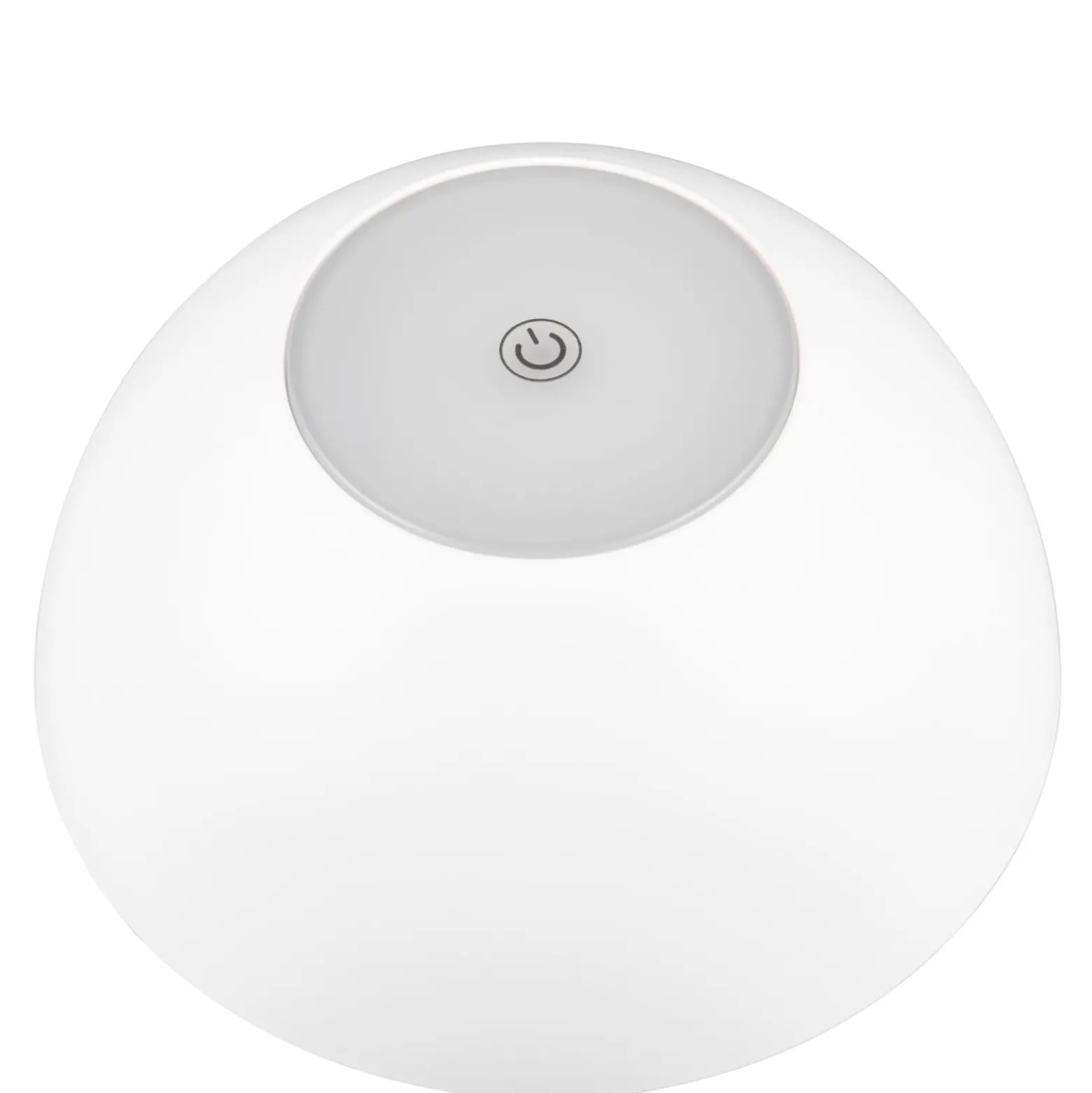 Ricardo ladattava LED-pöytävalaisin, valkoinen, korkeus 30 cm, muovia