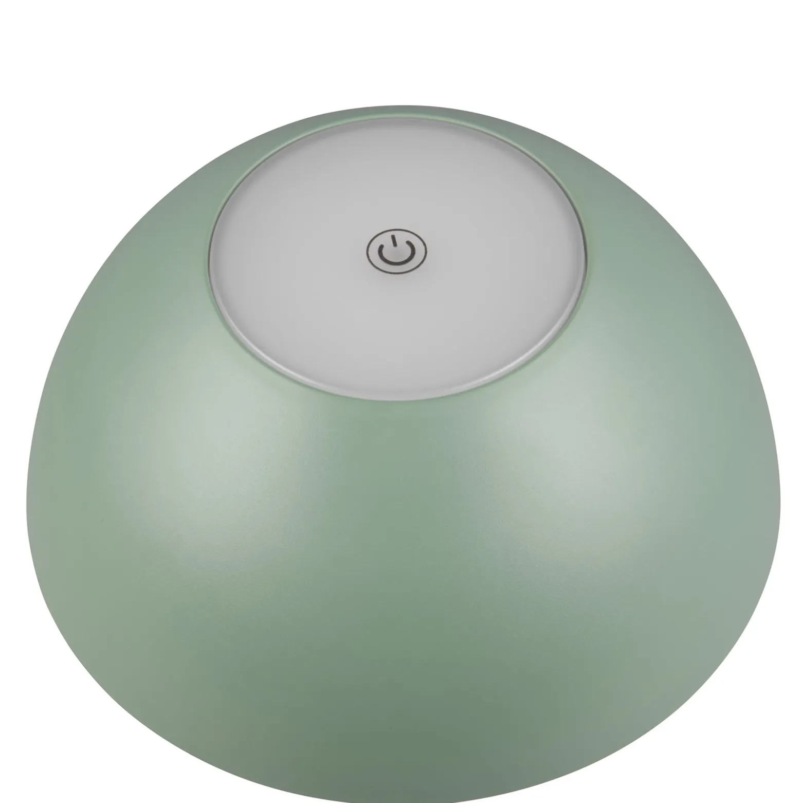 Ricardo ladattava LED-pöytävalaisin, vihreä, korkeus 30 cm, muovia