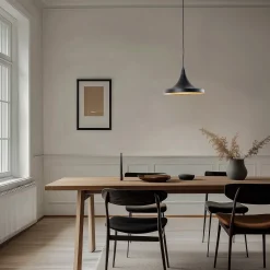 Riippuvalaisin Berceste 193-S Ø30cm musta/kultainen