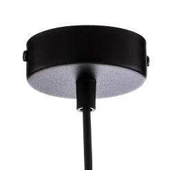 Riippuvalaisin Glassy, musta, grafiitti, lasi, Ø 14 cm, E14