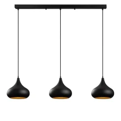 Riippuvalaisin Muba, musta, pituus 120 cm, metalli
