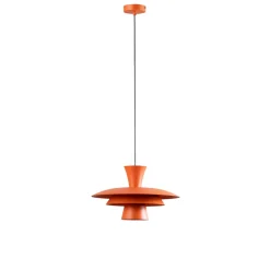 Riippuvalaisin Plato, oranssi, metalli, Ø 38 cm, E27