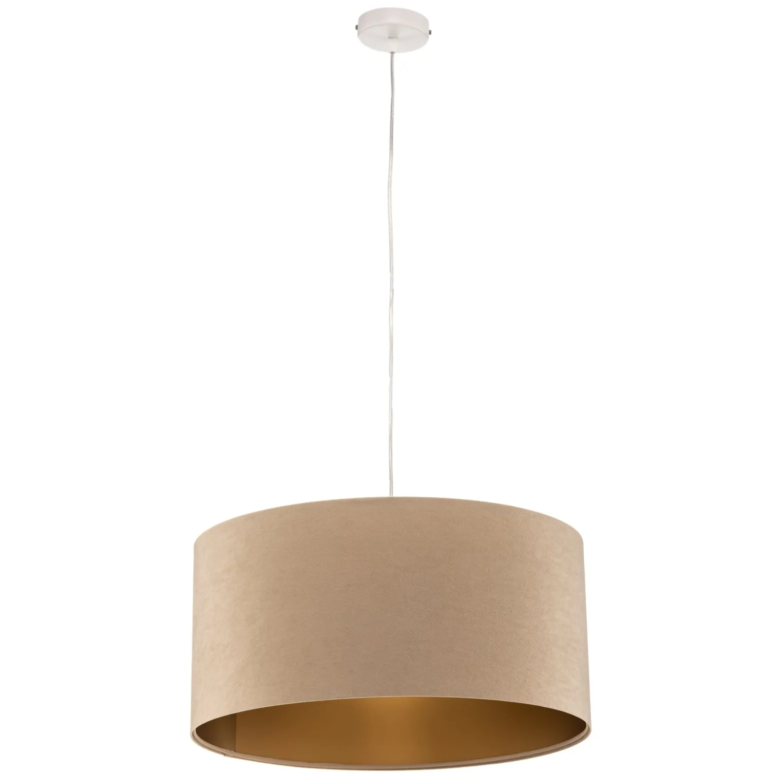 Riippuvalaisin Salina, beige/kulta Ø 50 cm
