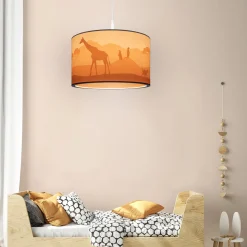 Riippuvalaisin 25/40 Scandi Savanne, Ø 38 cm, oranssi, E27