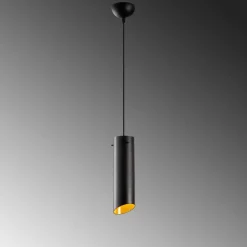 Riippuvalaisin Sivani MR-976, musta, metalli, Ø 8 cm