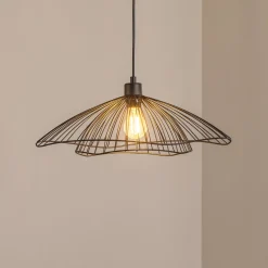 Riippuvalaisin Tel, musta, metalli, Ø 50 cm, metalli