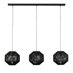 Riippuvalaisin Wicker, 3-lamppuinen