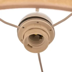Riippuvalo Jute sylinteri luonnonruskea Ø40cm 1-lamppuinen.