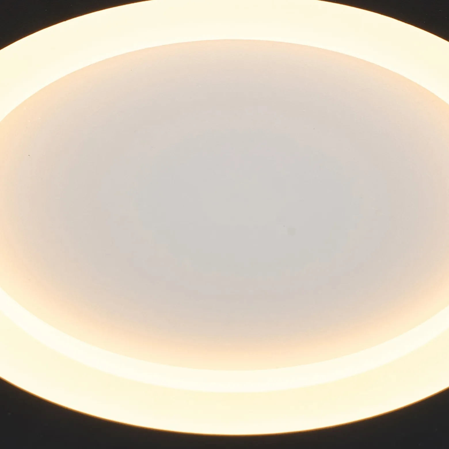 Ringo-LED-kattovalaisin, halkaisija 39 cm, musta/valkoinen, rauta/akryyli, CCT