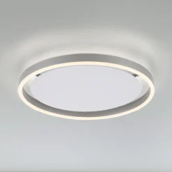 Ritus-LED-kattovalaisin, halkaisija 39,3 cm, alumiini, porrastettu