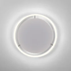 Ritus-LED-kattovalaisin, halkaisija 39,3 cm, alumiini, porrastettu