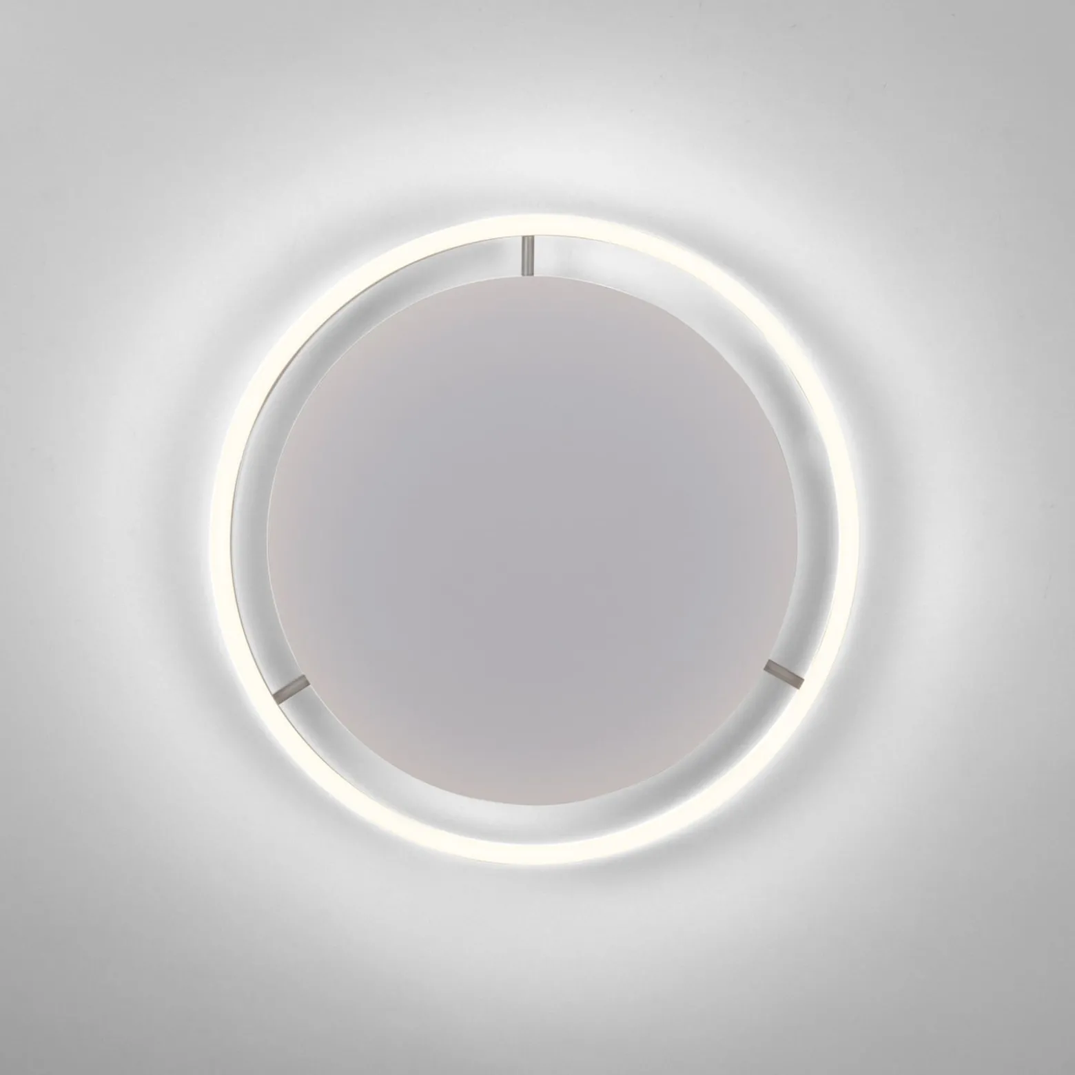 Ritus-LED-kattovalaisin, halkaisija 39,3 cm, alumiini, porrastettu