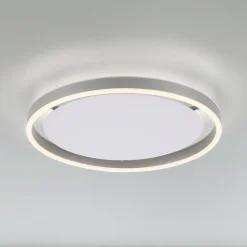 Ritus-LED-kattovalaisin, halkaisija 39,3 cm, alumiini, porrastettu