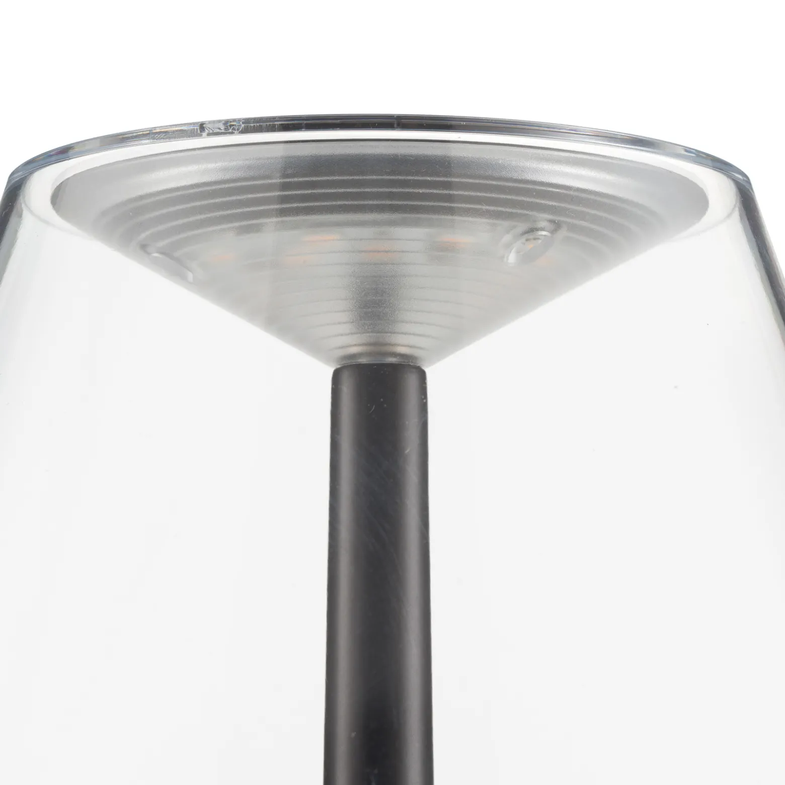 Rotaliana Dina+ T1 LED-akkukäyttöinen pöytävalaisin, musta