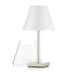 Rotaliana Dina+ T1 LED-akkupöytävalaisin, pronssi