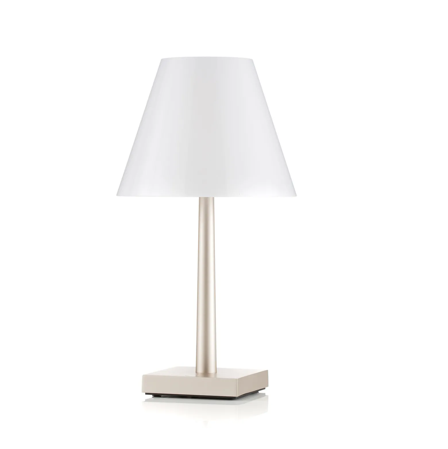 Rotaliana Dina+ T1 LED-akkupöytävalaisin, pronssi
