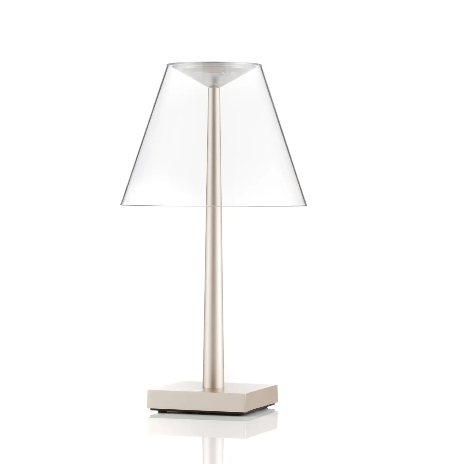 Rotaliana Dina+ T1 LED-akkupöytävalaisin, pronssi