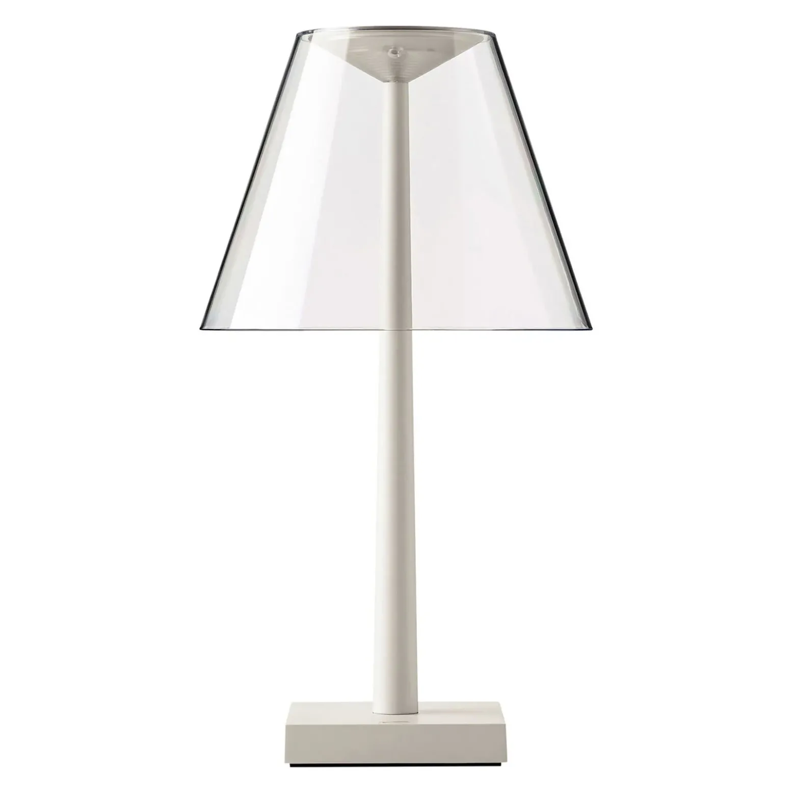 Rotaliana Dina+ T1 LED ladattava pöytävalaisin kermainen
