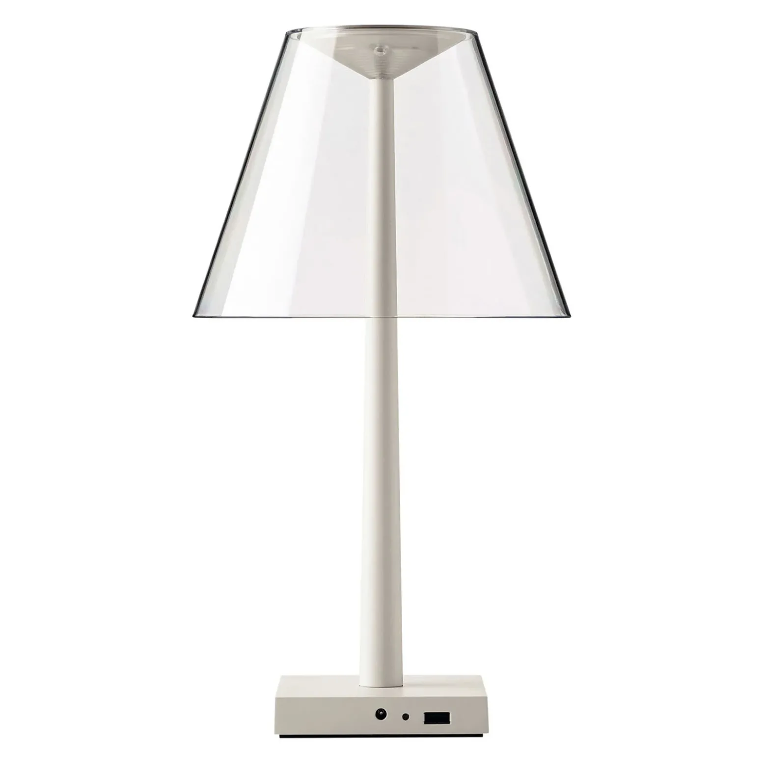 Rotaliana Dina+ T1 LED ladattava pöytävalaisin kermainen