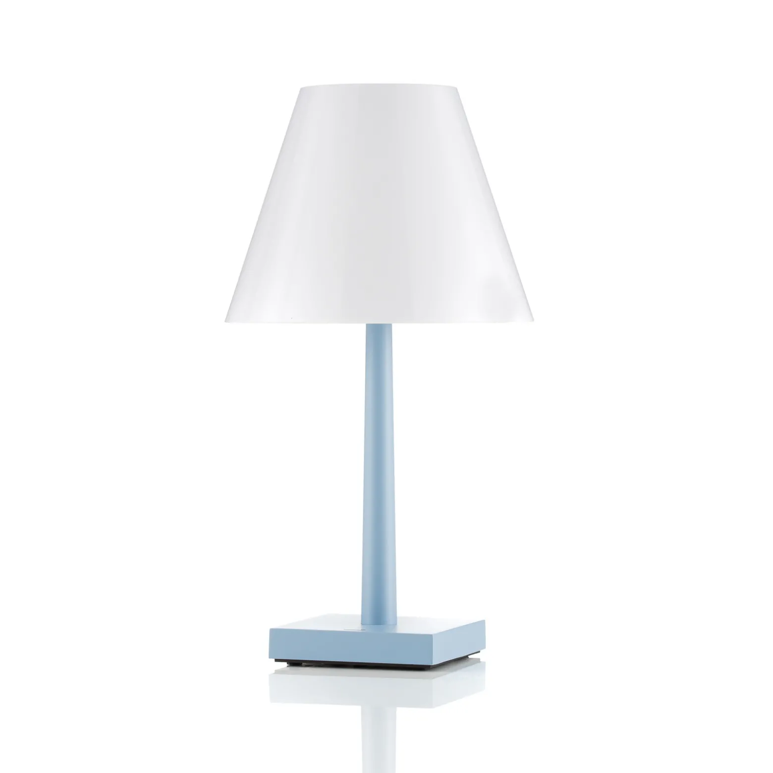 Rotaliana Dina+ T1 LED-ladattava pöytävalaisin, sininen