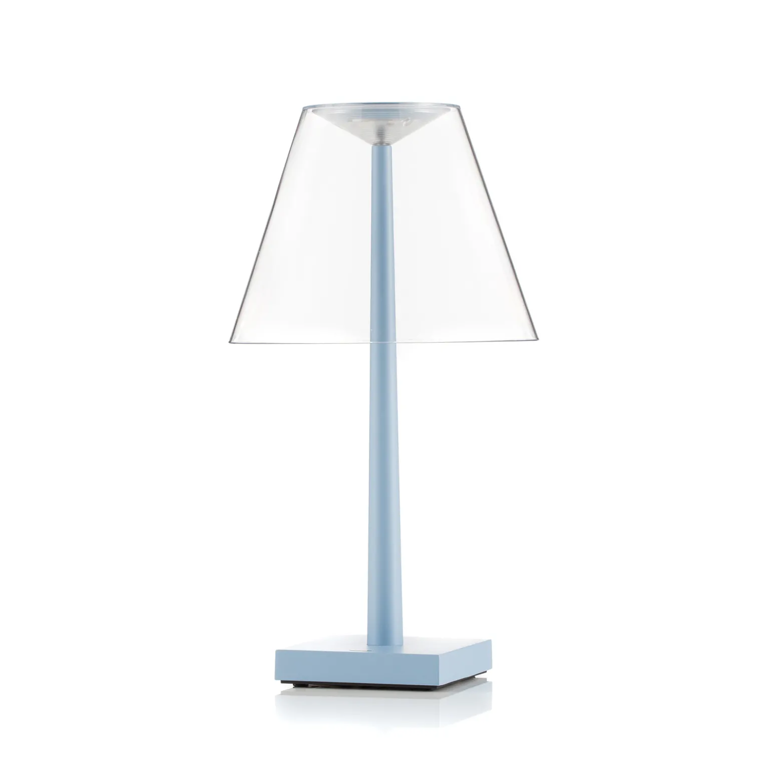 Rotaliana Dina+ T1 LED-ladattava pöytävalaisin, sininen