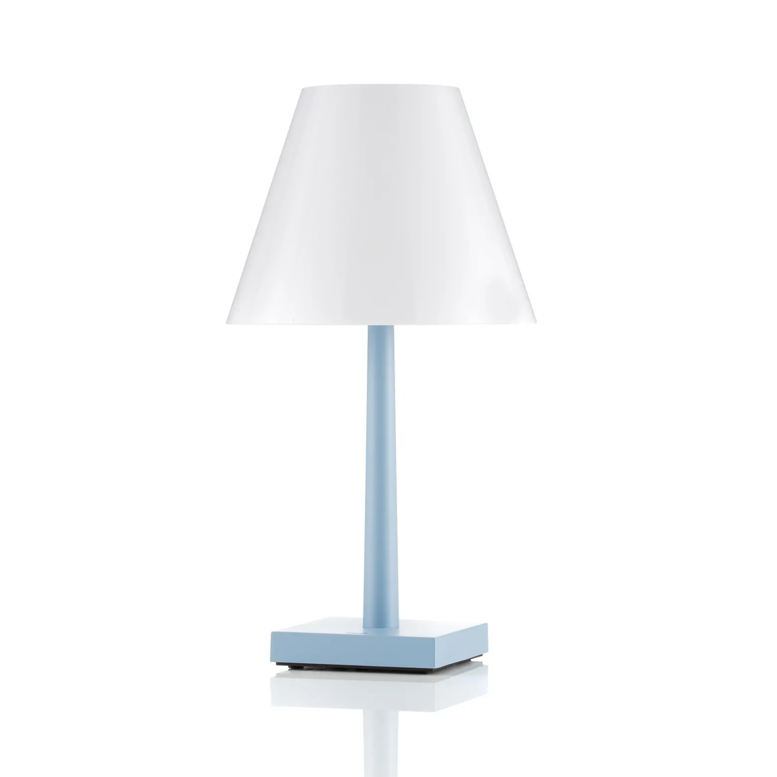 Rotaliana Dina+ T1 LED-ladattava pöytävalaisin, sininen