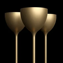 Rotaliana Drink LED-lattiavalaisin, ylellinen kulta