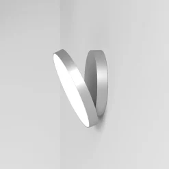 Rotaliana Venere W1-LED-seinävalaisin 2700 K hopea