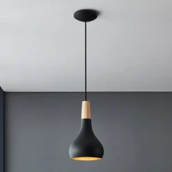 Sabinar-riippuvalaisin, 1-valo, musta, Ø 18 cm