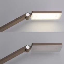SAMSKY-LED-lattiavalo, pronssi, korkeus 161 cm, metallinen kosketushimmennin
