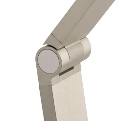 SAMSKY-LED-lattiavalo, teräs, korkeus 161 cm, metallinen kosketusdimmeri