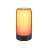 Sandrina ladattava LED-pöytävalaisin, harmaa, Ø 10 cm Bluetooth, RGB