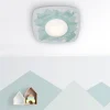 Scandi forest LED-kattovalaisin, 58 cm, vihreä, MDF-puu