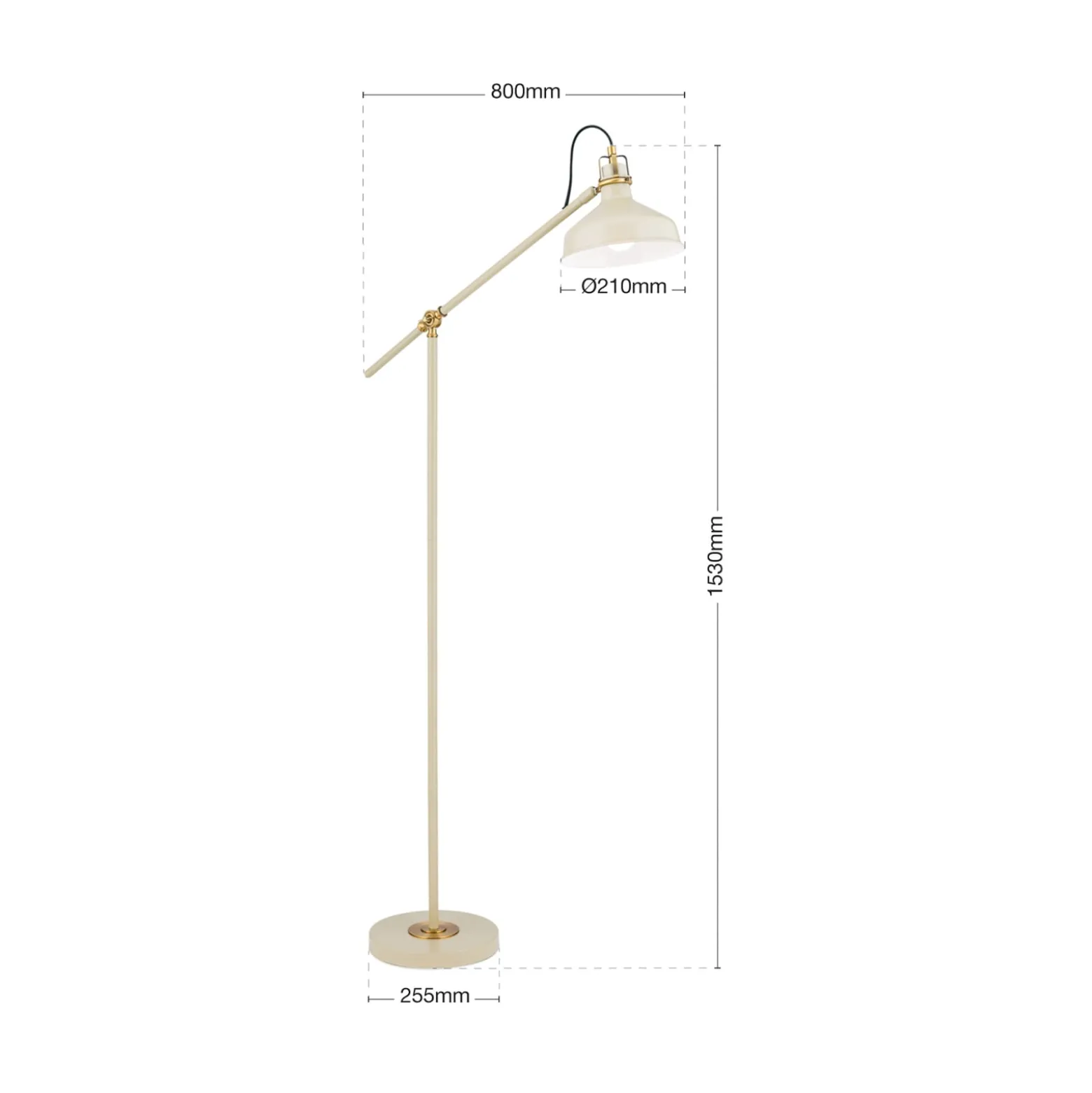 Schiller lattiavalaisin, khaki, metalli, 153 cm korkea, säädettävä