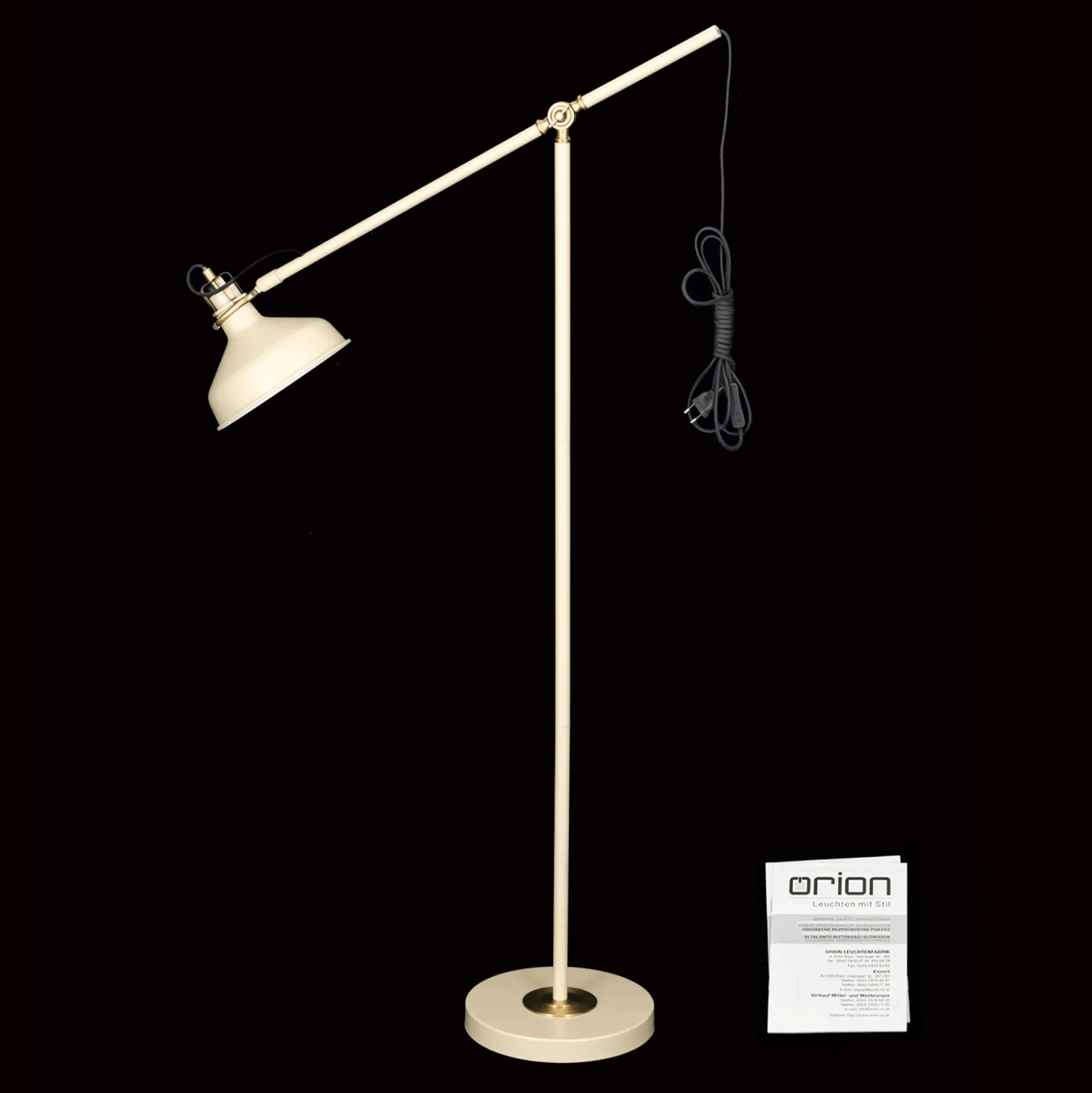 Schiller lattiavalaisin, khaki, metalli, 153 cm korkea, säädettävä