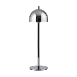Schöner Wohnen LED-akkupöytälamppu Bellies, kromi, IP54